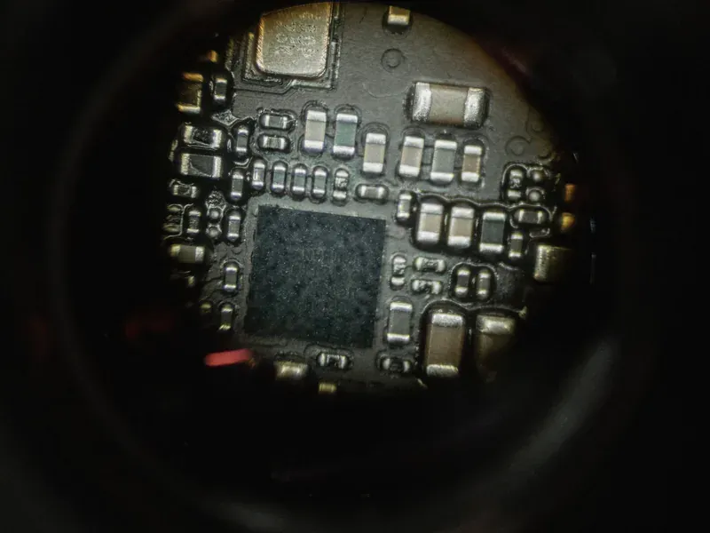 Microscope inspection used to authenticate semiconductor components from independent channels