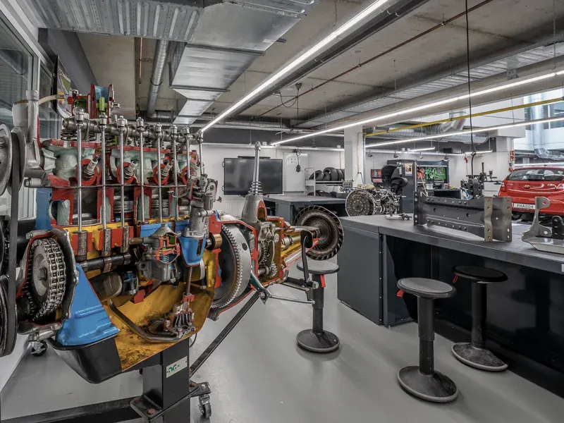 Automotive production equipment illustrating the stricter qualification and lead-time profile of automotive-grade MCUs
