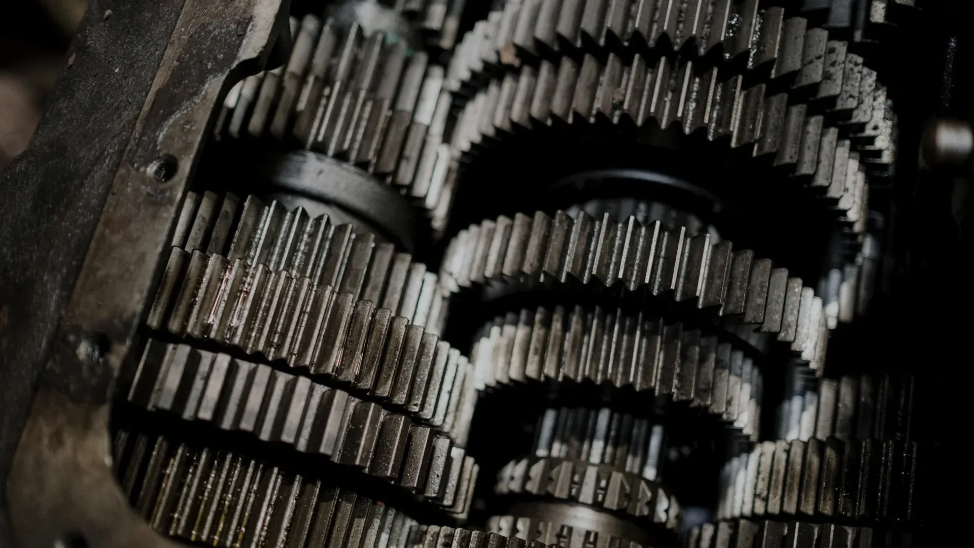 Automotive transmission workshop representing semiconductor control requirements in modern gearboxes