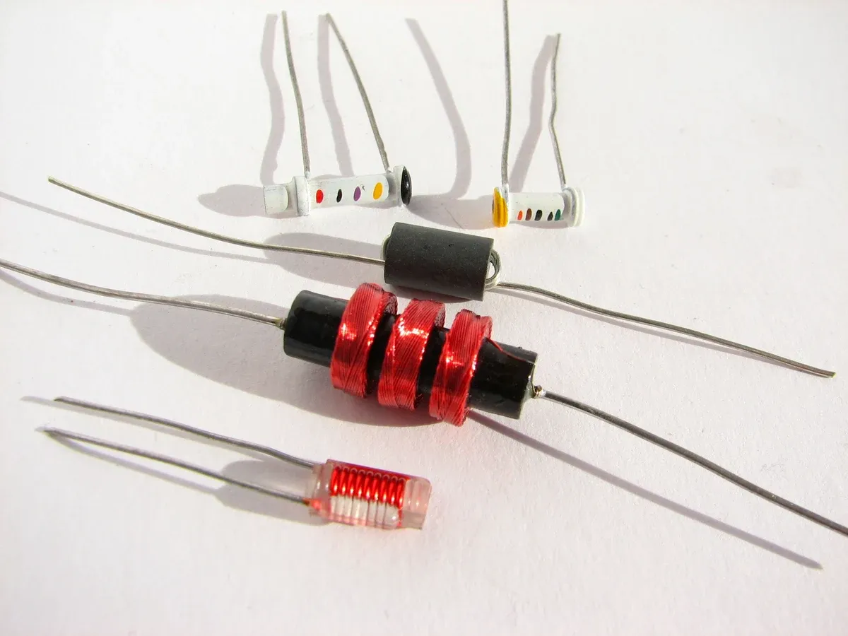 Wound inductors showing different core and winding constructions
