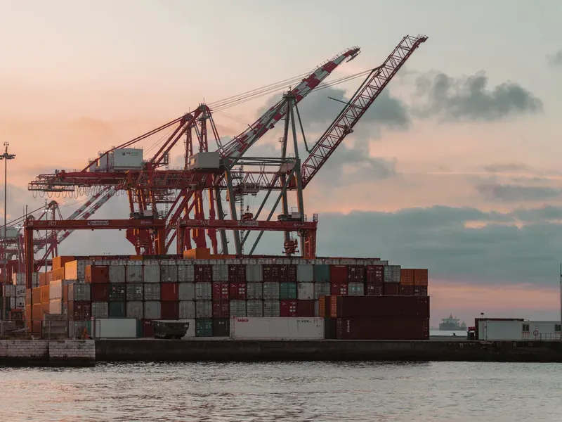 Global container port supporting resilient semiconductor supply chain diversification