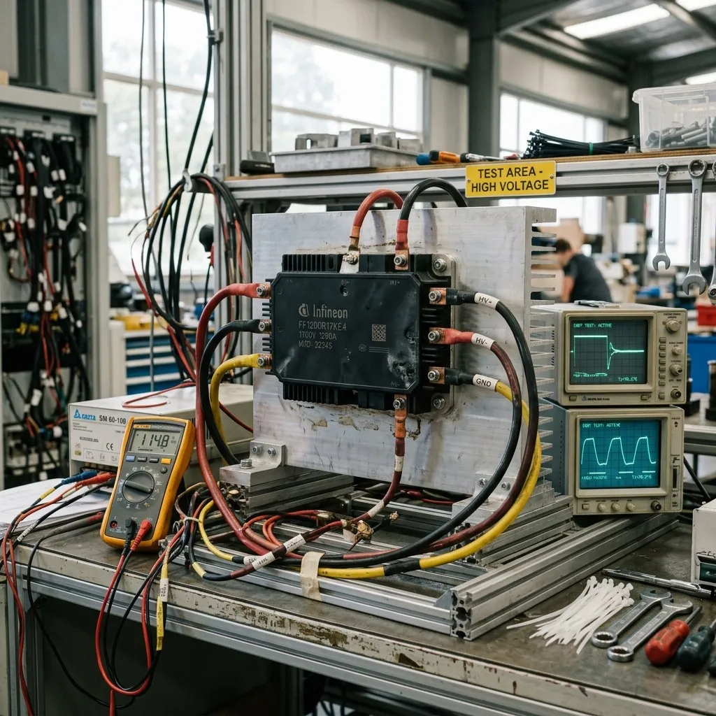 Infineon power semiconductor IGBT MOSFET wafer manufacturing for automotive and AI data center procurement in 2026