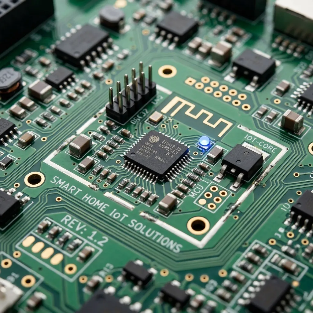 IoT semiconductor solutions and microcontrollers for smart home consumer electronics