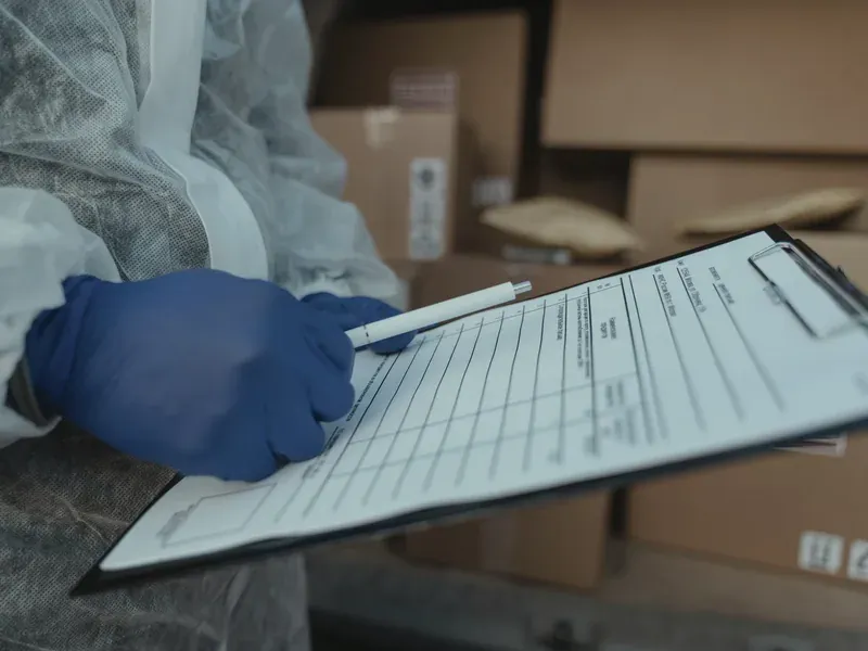 Warehouse quality audit illustrating why an industry code alone cannot establish supplier capability or compliance
