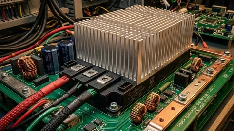Heavy-duty industrial power discrete module on a circuit board