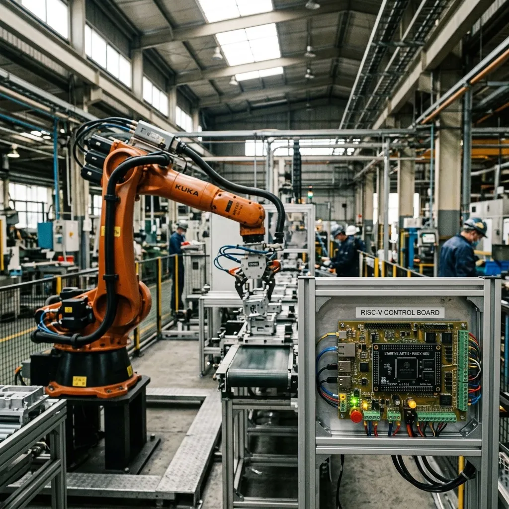 RISC-V open-source ISA microcontroller for industrial IoT edge computing and volume procurement in 2026